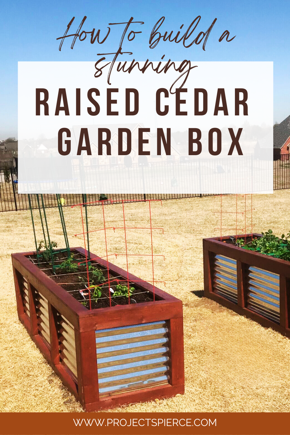 How to build a stunning raised cedar garden box